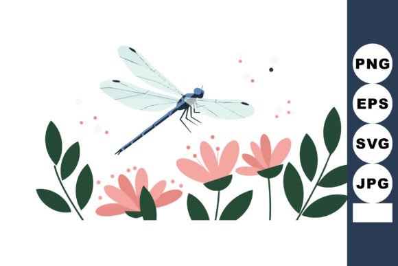 Blue Dragonfly Graphics for Calm Branding