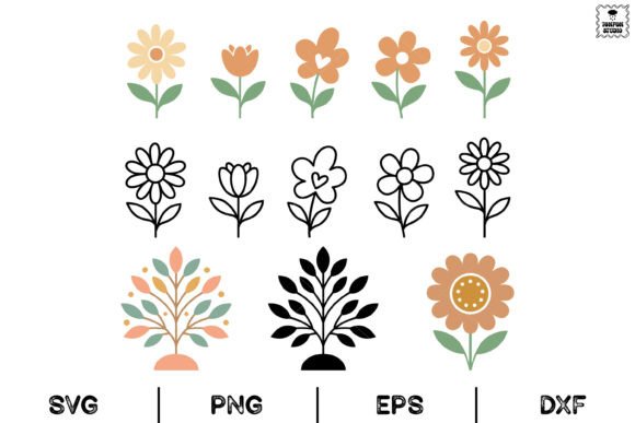 Cute Flower Spring Flowers Svg – A Versatile Graphic for Content Publishing