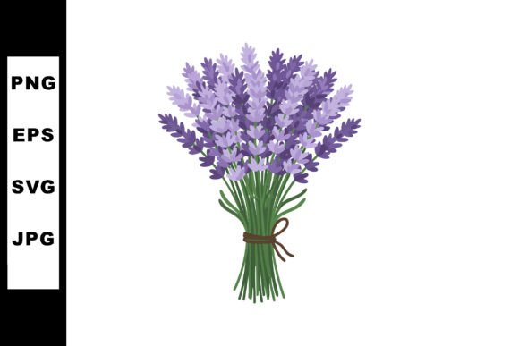 Lavender Bouquet Graphics for Handmade Creators